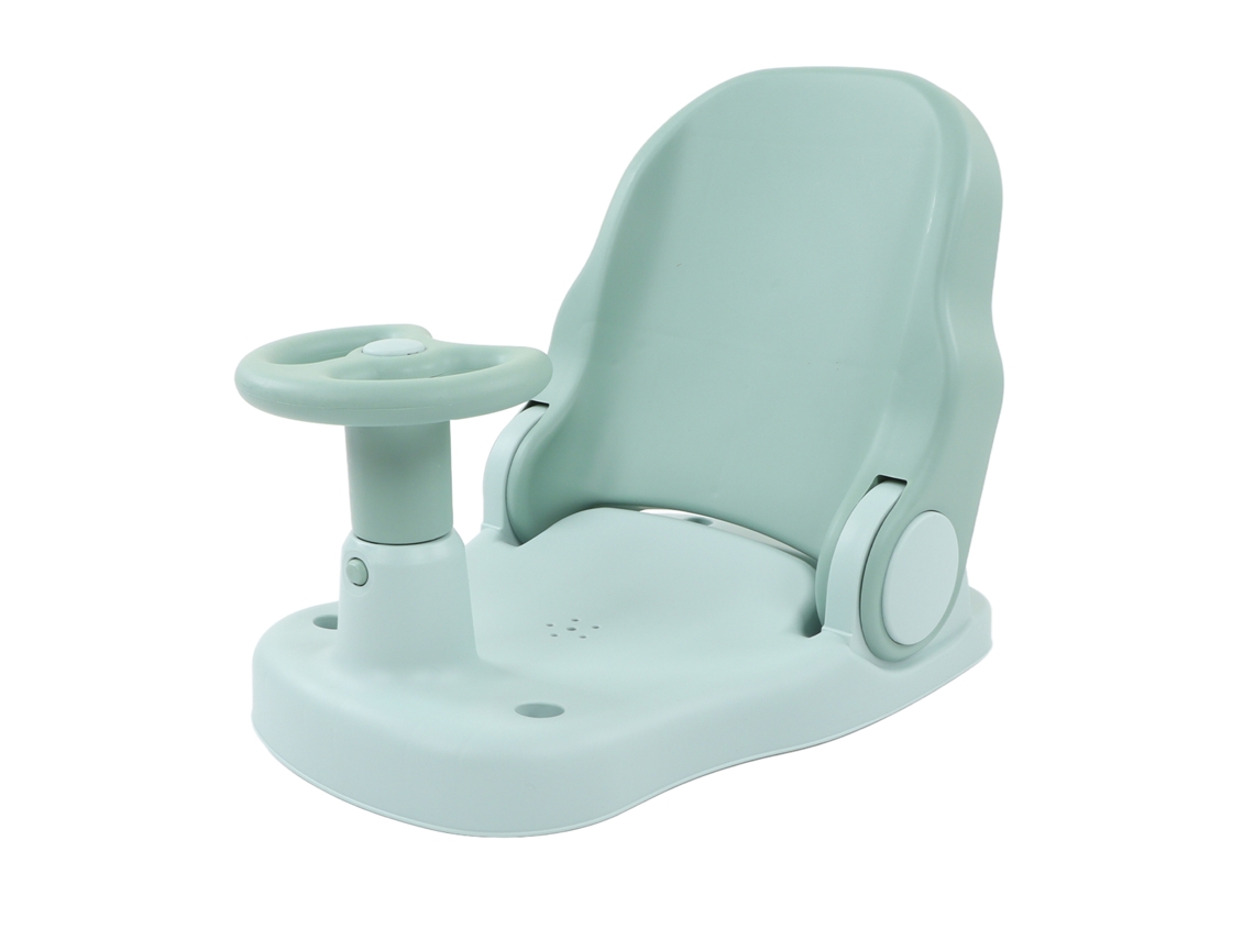 Primerox assento de Banho para Bebê Anti derrapante Ajustável Seguro Toddler Banheira Infantil Verde