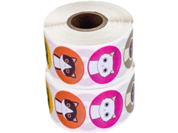 Rolos De Adesivos Decorativos De Gato, Redondos, Para Embalagens De Presentes E Projetos Diy. Gokoco