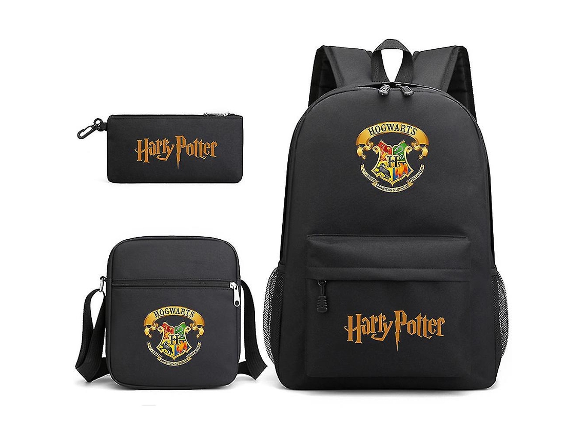 Mochila Escolar Infantil Harry Potter De Três Peças, Estampada, Grande Capacidade, Para Atividades Ao Ar Livre, Nº 1 Slowmoose