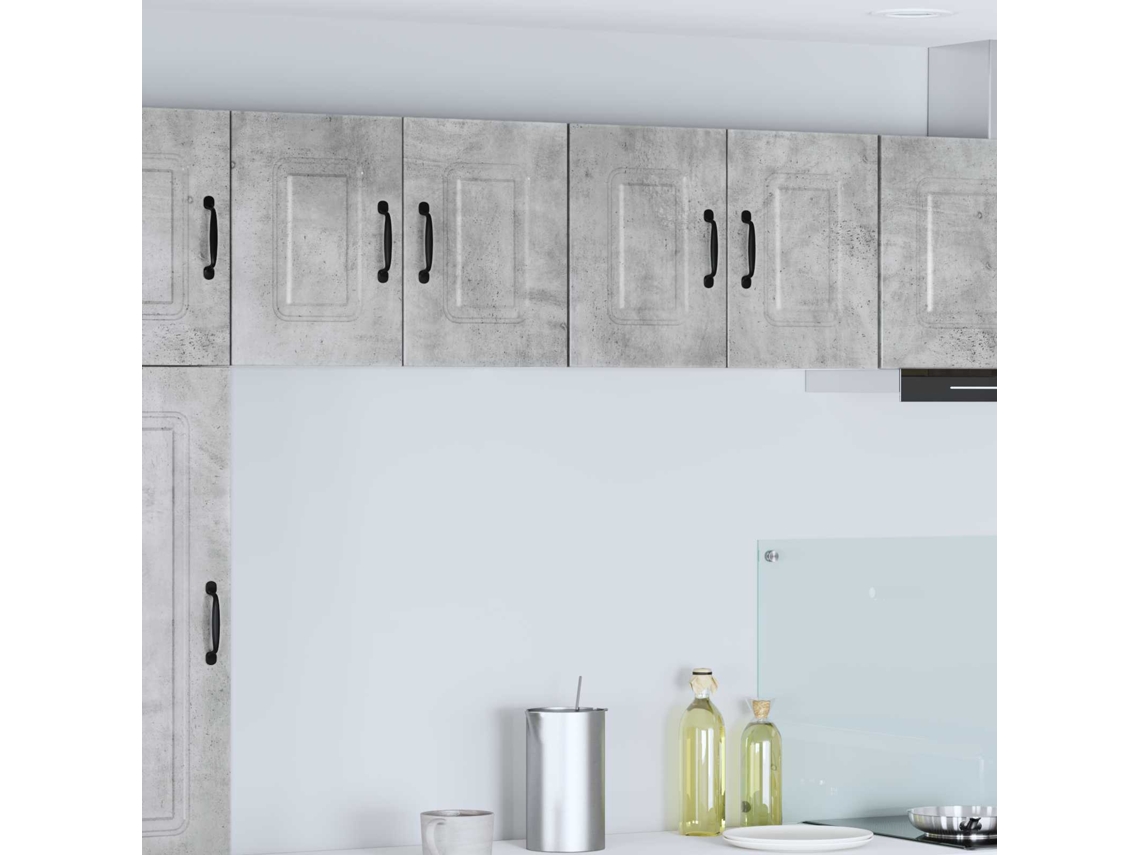 Vidaxl Painel De Lava-louça Kalmar 2 Unid. Cinzento