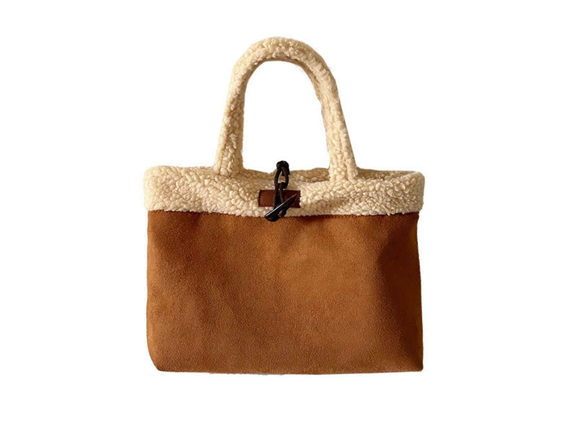 Bolsa Tipo Saco, Prática E Confiável, Elegante E Indispensável Para Fashionistas. Cor Cáqui.