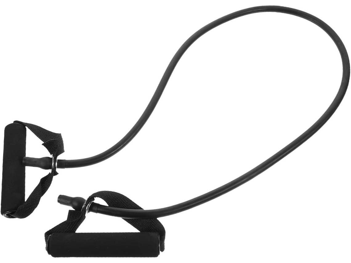 Corda De Tensão Abaodam Para Exercícios, Faixas Elásticas Pretas Com Alças Treino, Fitness, Tubos Resistência
