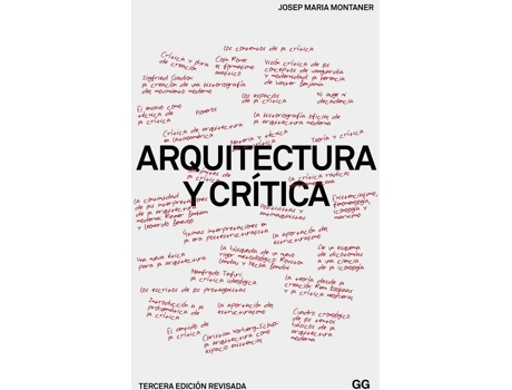 Livro Arquitectura Y Crítica de José María Montaner