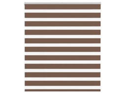 Vidaxl Cortina De Zebra 130x100 Cm Largura Do Tecido 125,9cm Poliéster