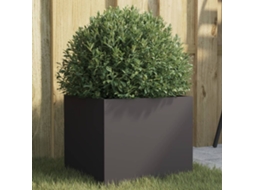 Vaso/floreira 32x30x29 Cm Aã§o Preto Dkd Home Decor
