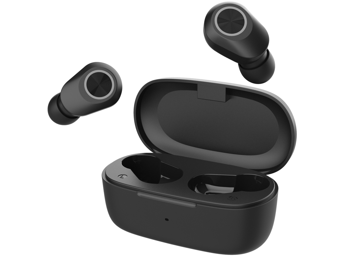 Auriculares Bluetooth GOODIS Buds (Outlet Caixa Aberta - In Ear - Microfone - Preto)