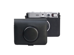 Bolsa De Couro Pu Retrô Para Câmera De Corpo Inteiro Com Alça Para Fujifilm Instax Mini Evo Brilvibera