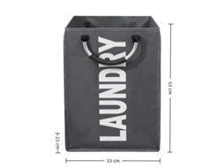 Cesto De Roupa Dobrável E Impermeável Com 1/2/3 Compartimentos Para Separação De Roupas, Para Organizar E Guardar Roupa Suja De Forma Prática
