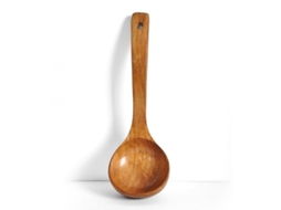 Rebe-cuchara De Madeira Natural De Manga Longa, Utensílio De Cozinha Prático Para Sopa E Mingau, Feito À Mão