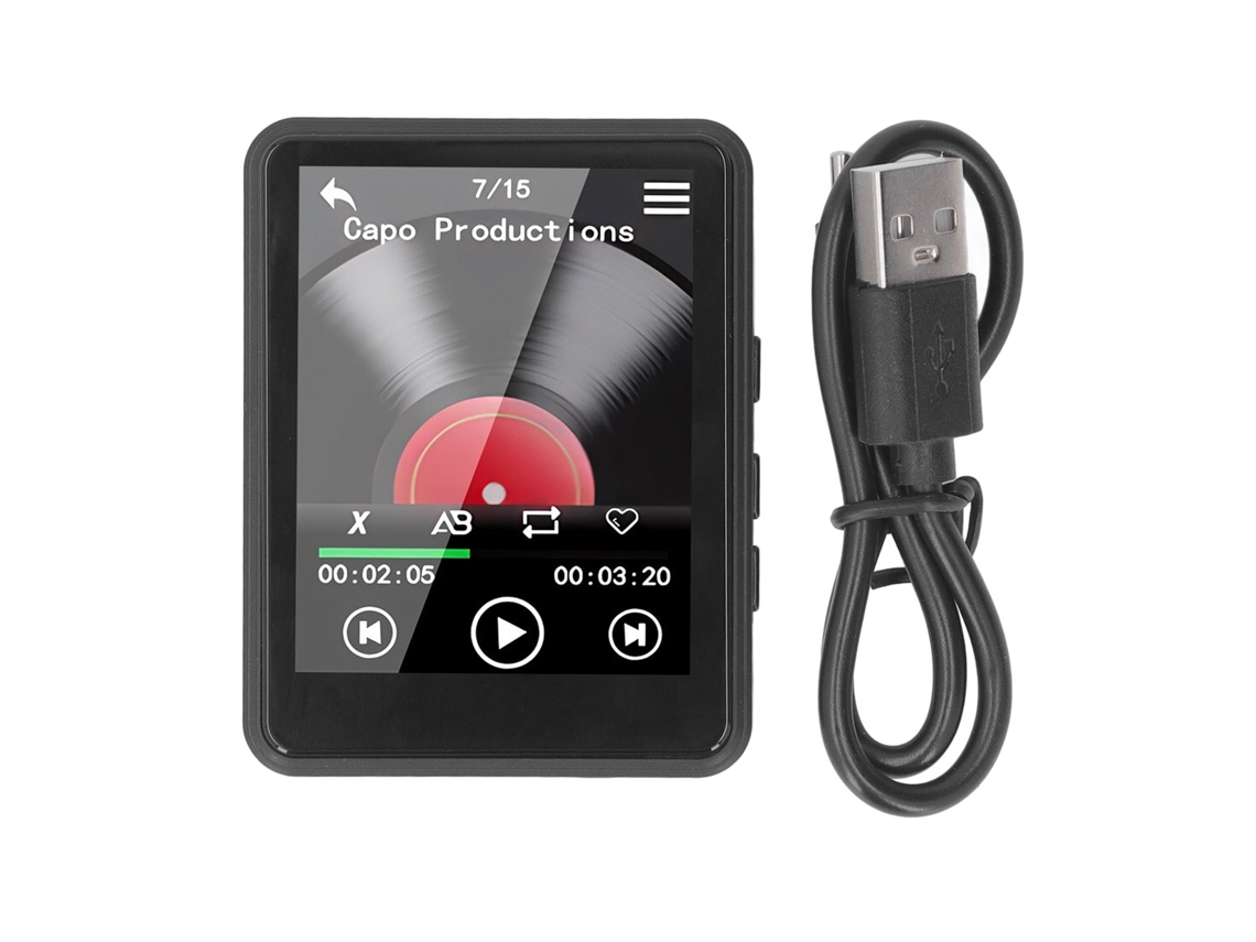 Mp3 Mp4 Player Tela 2,4'' Toque Bluetooth EOOCOO