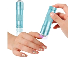 Uv Led Nail Lamp Presser, Mini Pro Lamp, Silicone Head, Curing For Quick Touch Ups, Flash Lam P With Pad Women Girl GOKOCO