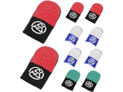 Lurelia Dedeiras Gaming Para Ecrã Tátil 10 Pares, Antiderrapante, Respirável, Sensível Ao Toque, Luminoso, Para Gaming Móvel E Ecrãs Táteis
