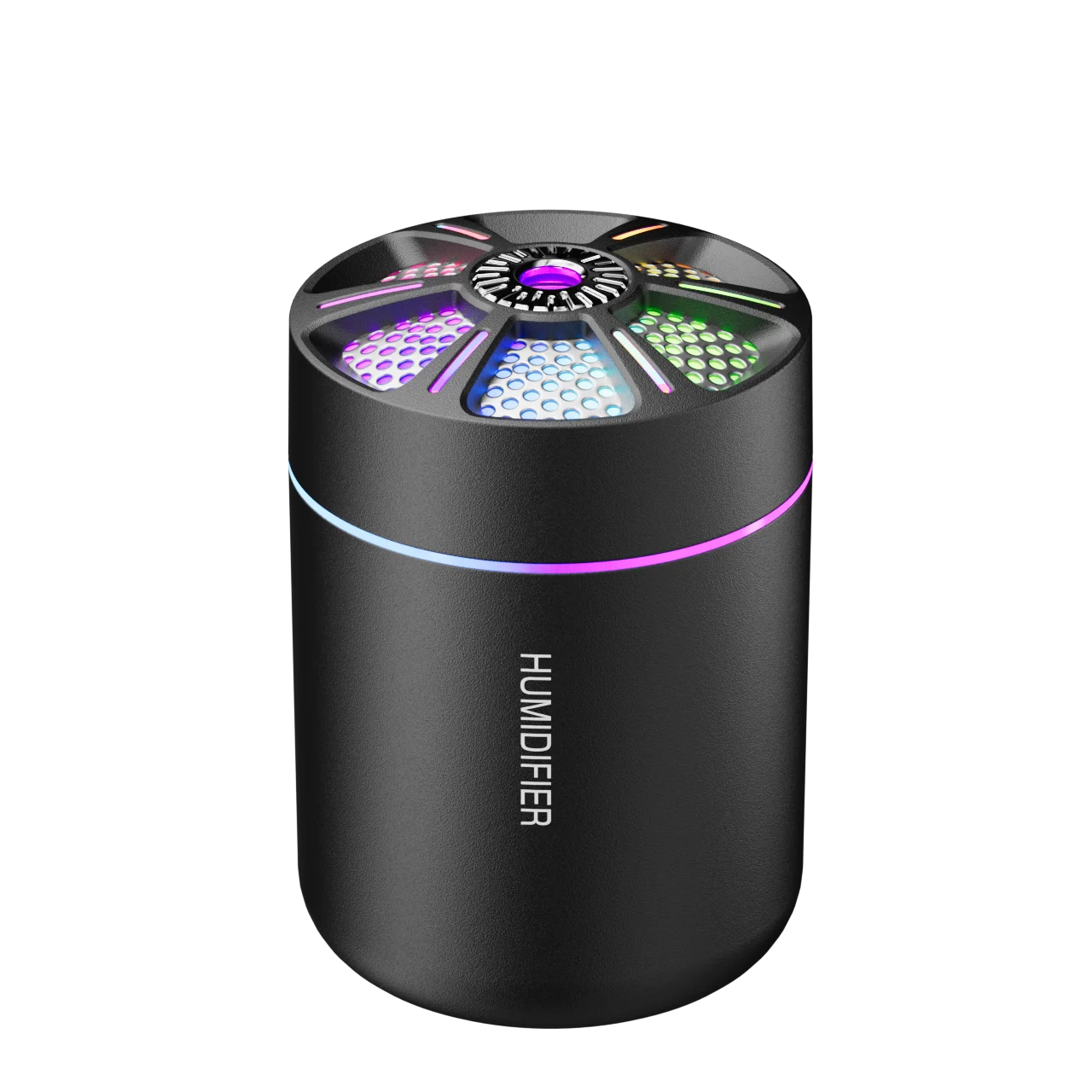 Ventilador 2 em 1 de Mão e Mesa, 3 Velocidades, Bateria 1200mah, Led | MDUG