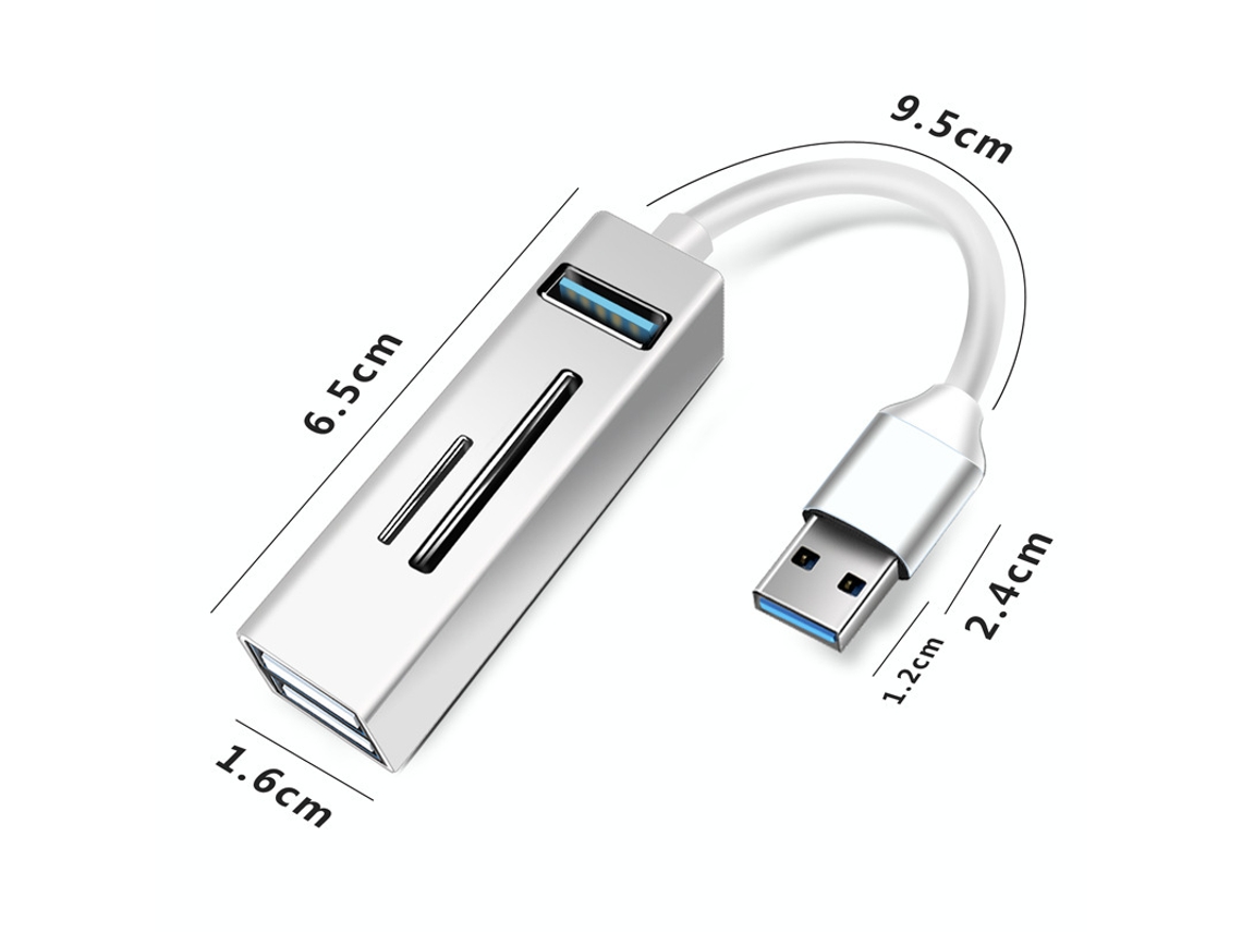 Estação De Acoplamento Usb 3.0 Multifuncional, Alta Velocidade De Transferência, Plug And Play, Cinco Em Um.