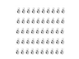 2026 50 Perlas para Trenzas de Cabello em Forma de Lanterna para Dreadlocks, Feitas de Liga, para Barba e Diy