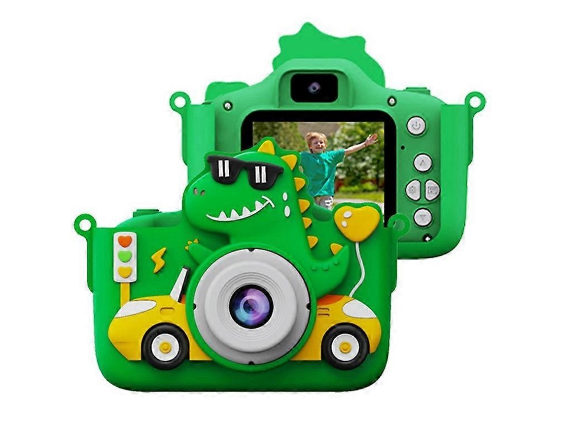 Máquina Fotográfica Digital Infantil Compacta Com Ecrã Ips De 2,0 Polegadas E Dupla Câmara Hd