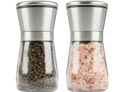 Conjunto de 2 Moedores Sal e Pimenta - em Aço Inoxidável Moedor AQUAFORGE