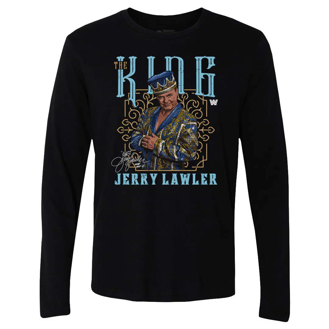 Sweatshirt Rockinstone Wwe Fans Black Jerry Lawler Sweatshirt Unisex Adults-xxxl