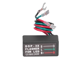 Relé Piscas Led Universal Laxiscreed Para 12v Dc, 20a, Compatível Com Motos E Carros