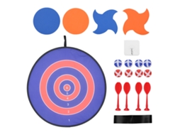 Primerox jogo de Dardos para Crianças Toddler Tabuleiro Duas Faces Brinquedo Presente Indoor Outdoor 74cm