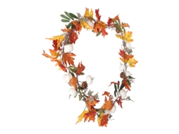 1Pcs Simulação Maple Leaf Abóbora Rattan para Decorações de Halloween ALLINLESS