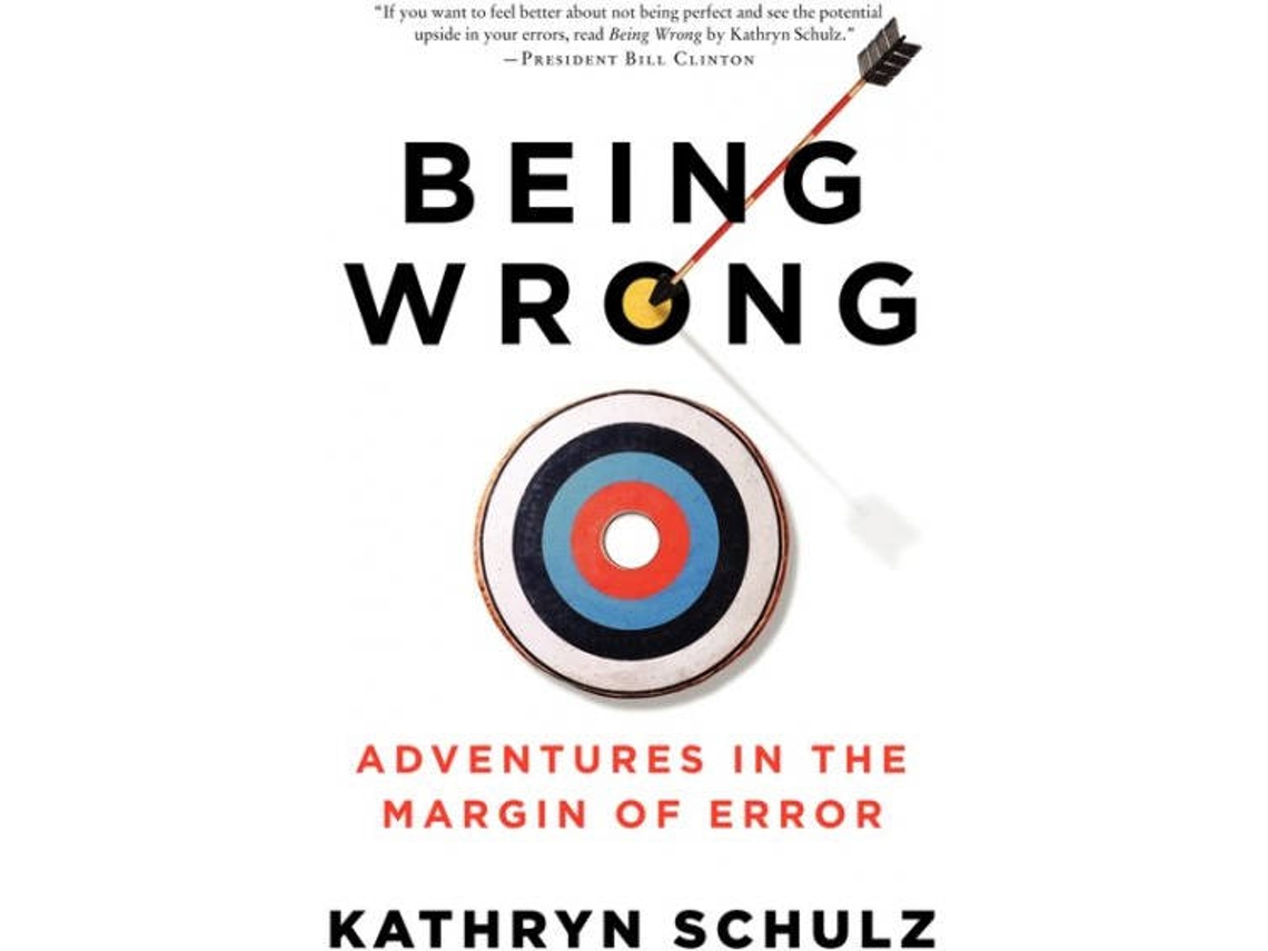 Livro Being Wrong de Kathryn Schulz (Inglês)