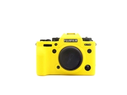 Capa para Fujifilm X t4 Capa de Silicone para Câmera CUICH (amarela)