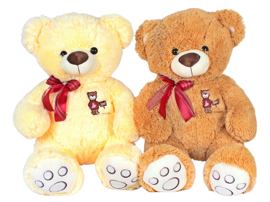 Peluche com Laço Vermelho LPM 1 Unidade