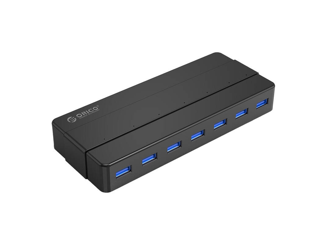 Adaptador de hub Orico 7xUSB 3.0 (preto)
