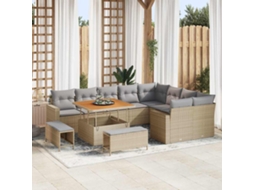 Vidaxl Conjunto De Sofá De Jardim 13 Unid. 12-número De Lugares