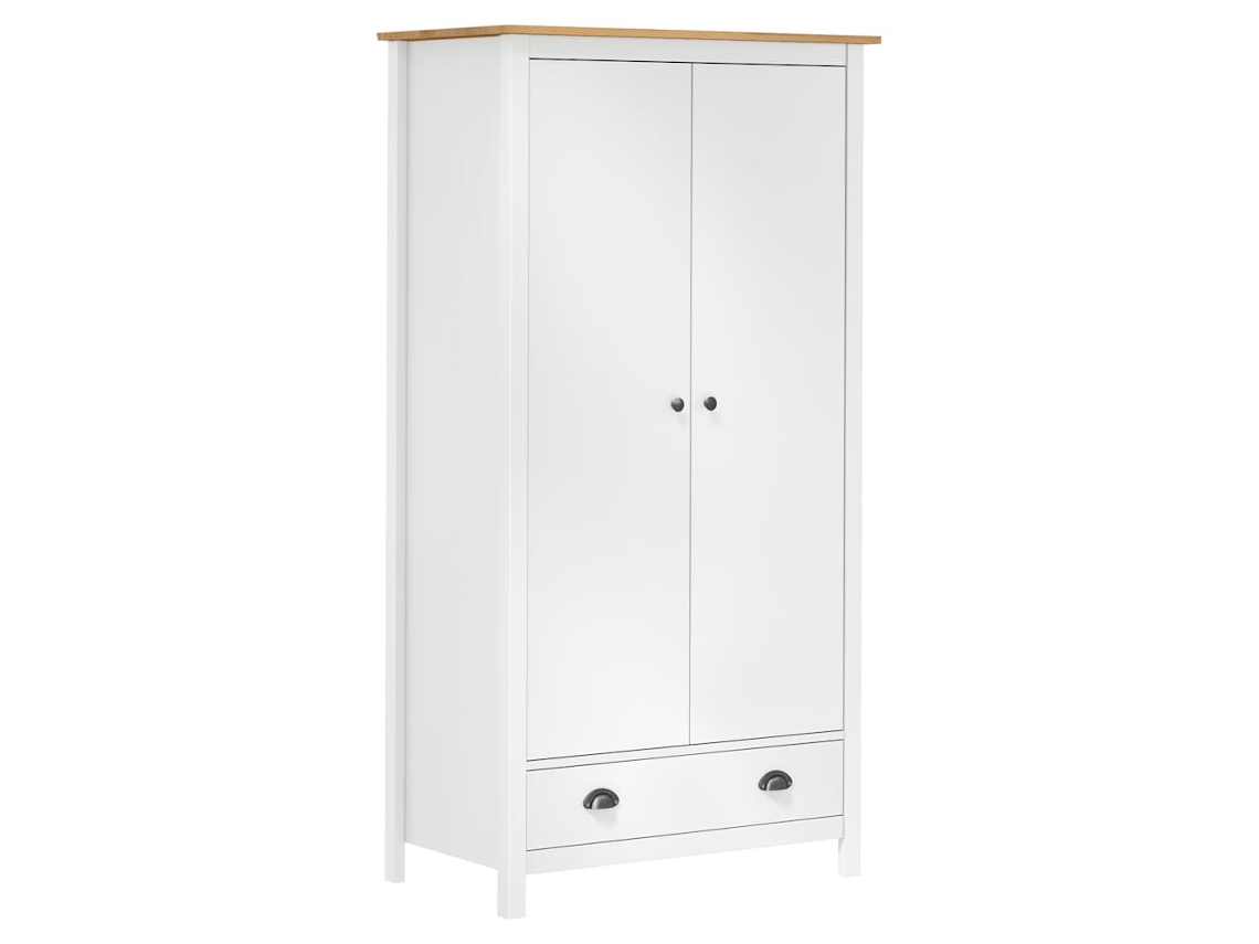 Roupeiro VIDAXL Branco Madeira (89x50x170 cm)
