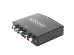 Conversor de vídeo Slowmoose HDMI para 5RCA RGB, interface de componente com diferença de cor, adaptador de áudio YPbPr, conector direito/esquerdo 100-240 V
