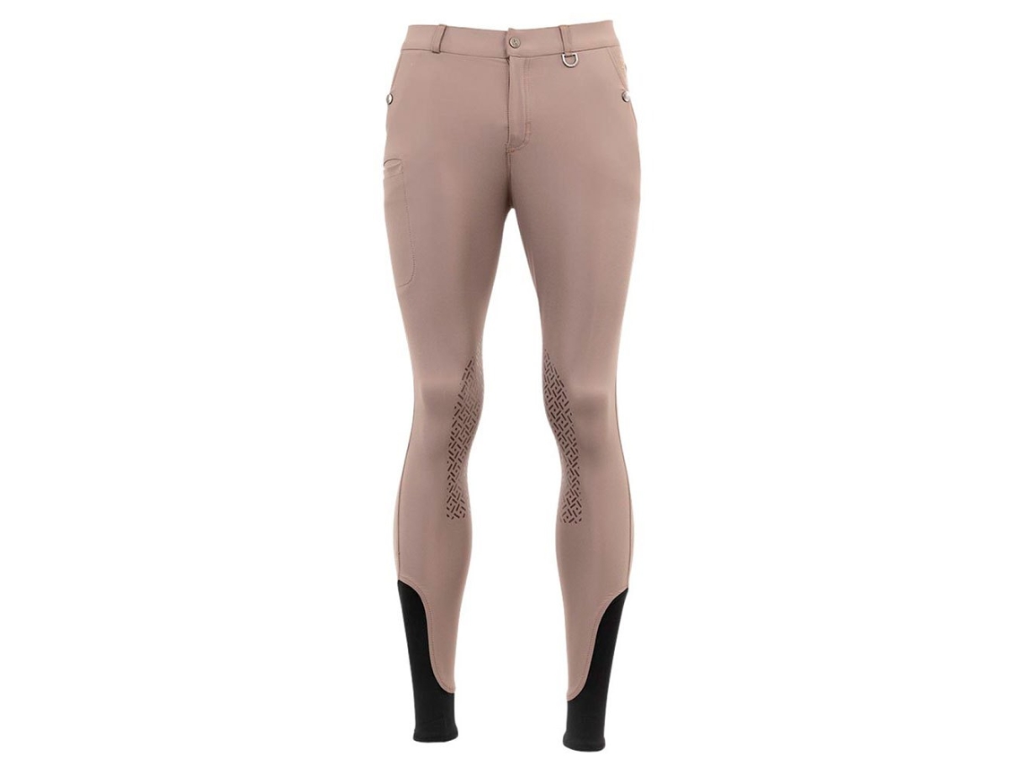 Calça de Montar com Reforço de Joelho de Silicone Maikel Beige 48Br