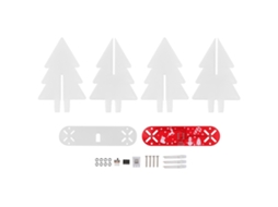 Kit de circuito Led DIY para árvore de Natal tridimensional, efeitos de gradiente | S/MARCA