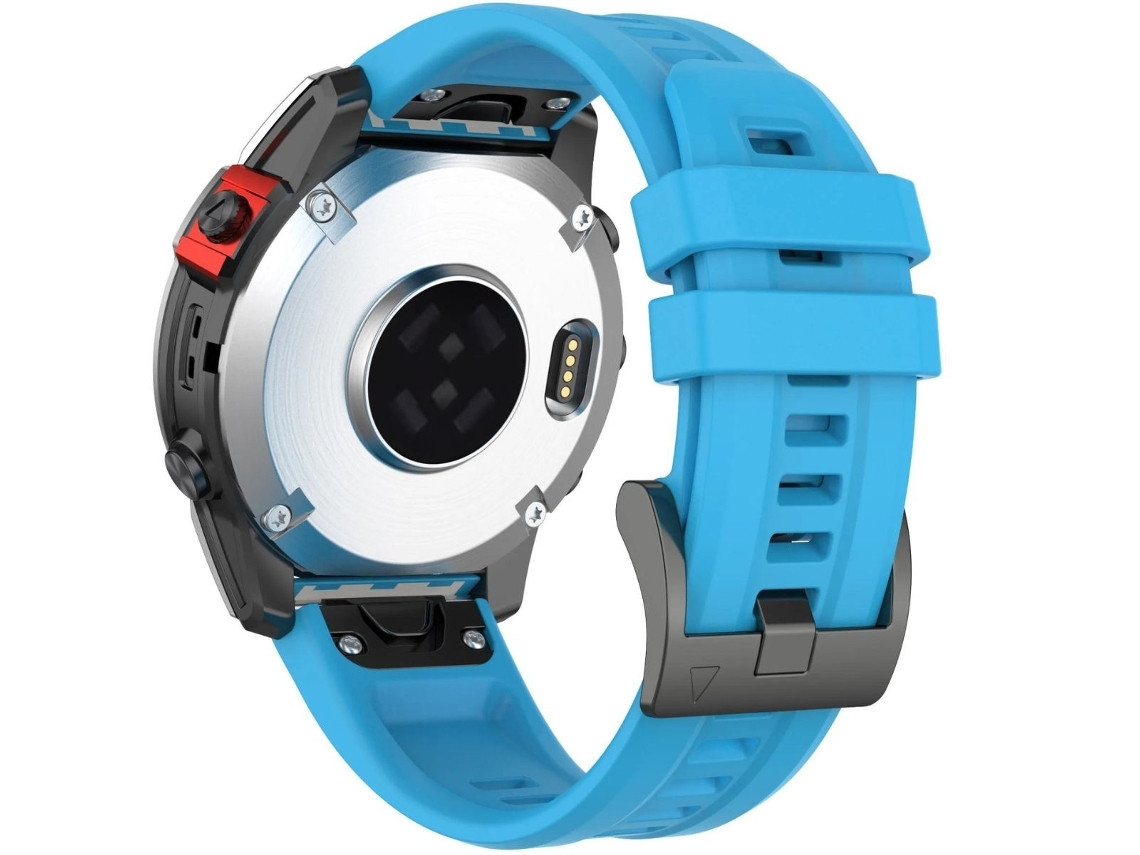 Pulseira ORYSIN em metal e silicone para Garmin Forerunner 955