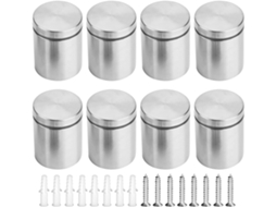 Conjunto Haofy De 8 Parafusos Espaçadores Aço Inoxidável Para Fixação Vidro, Resistentes À Ferrugem, Para Fixação De
