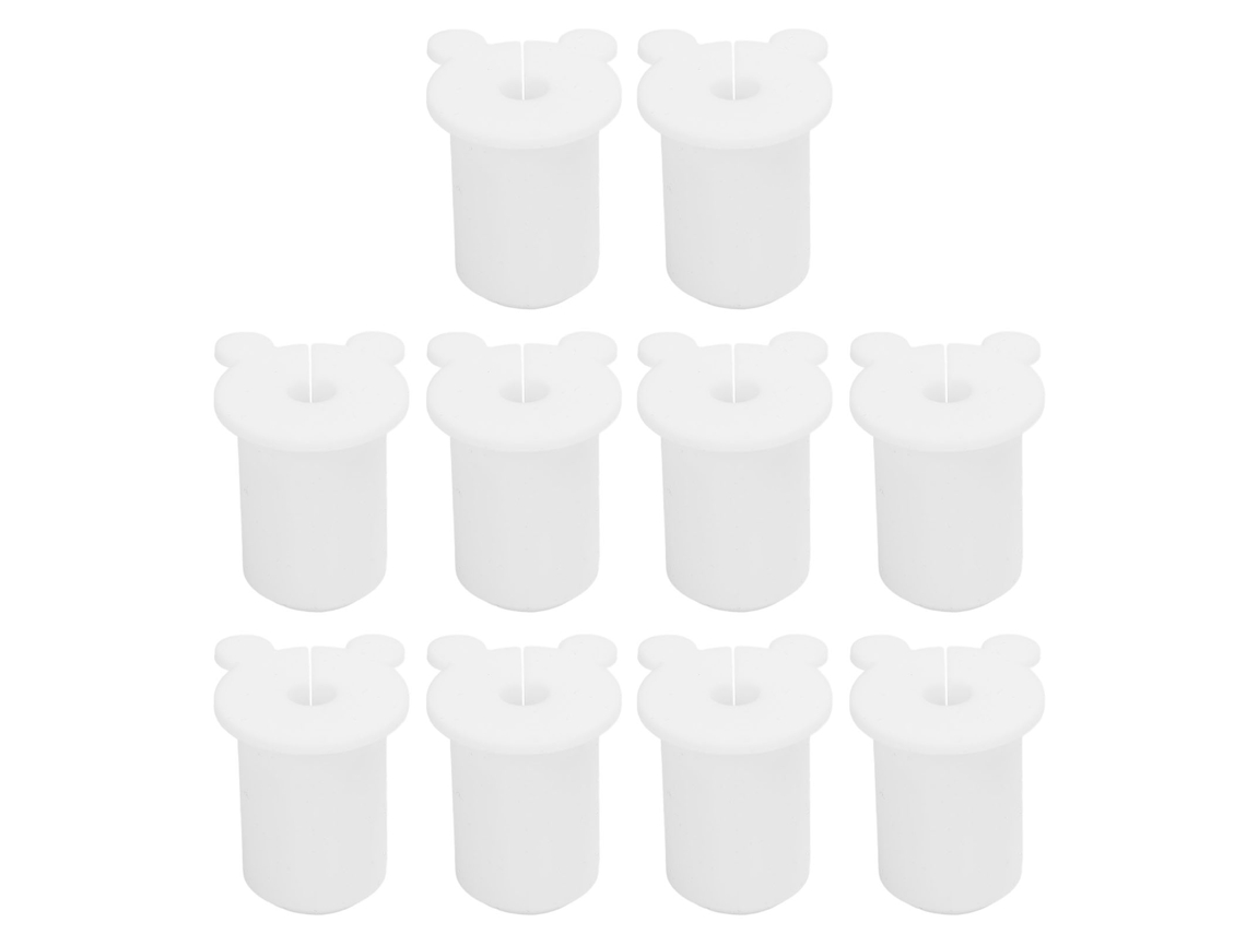 10 Grommets De Parede Para Cabo Satélite 25.4mm Branco