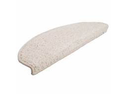 Tapetes de Escada 30 Peças 65x21x4 Cm Branco Semicircular Grande MAISON EXCLUSIVE