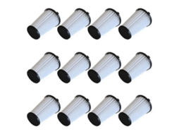 Conjunto de 12 Filtros Hepa para Aeg Aef150 Cx7, 2 BRILVIBERA