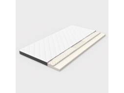 Colchão Confortável H3 90x200 7cm, Espuma 7 Zonas, Suporte Lombar, Certificado Oeko-tex, Fabricado Na China.