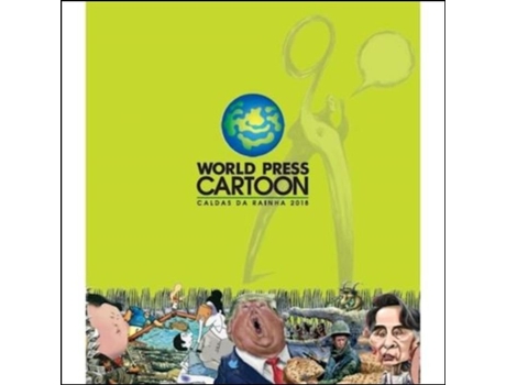 Livro WORLD PRESS CARTOON 2018 .