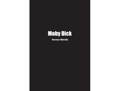 Livro Moby Dick de Herman Melville (Inglês)