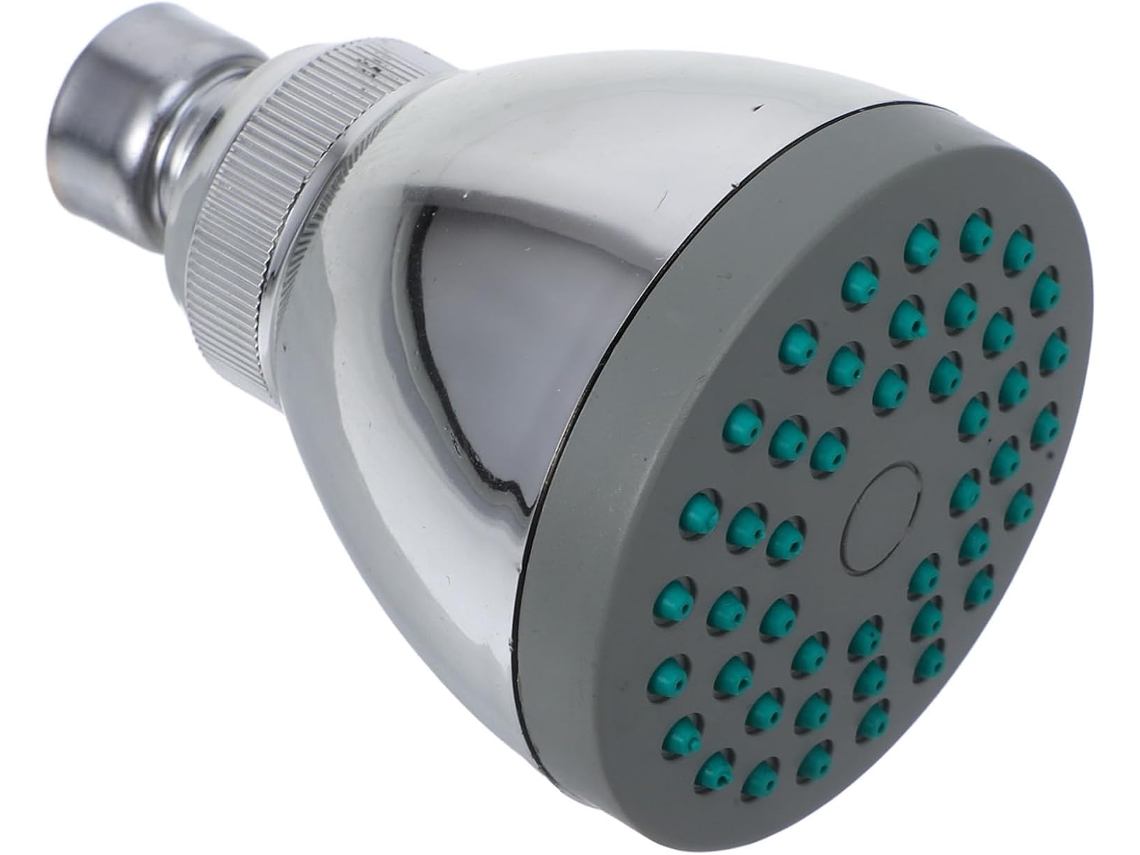 Chuveiro Tehaux 3 Polegadas Com Bicos Autolimpantes E Restritor Fluxo Removível, Feito Abs, Para Uso