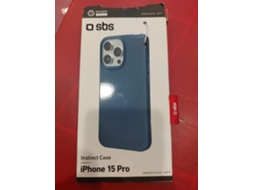 Capa para iPhone 15 Pro SBS Azul (Outlet Grade A)
