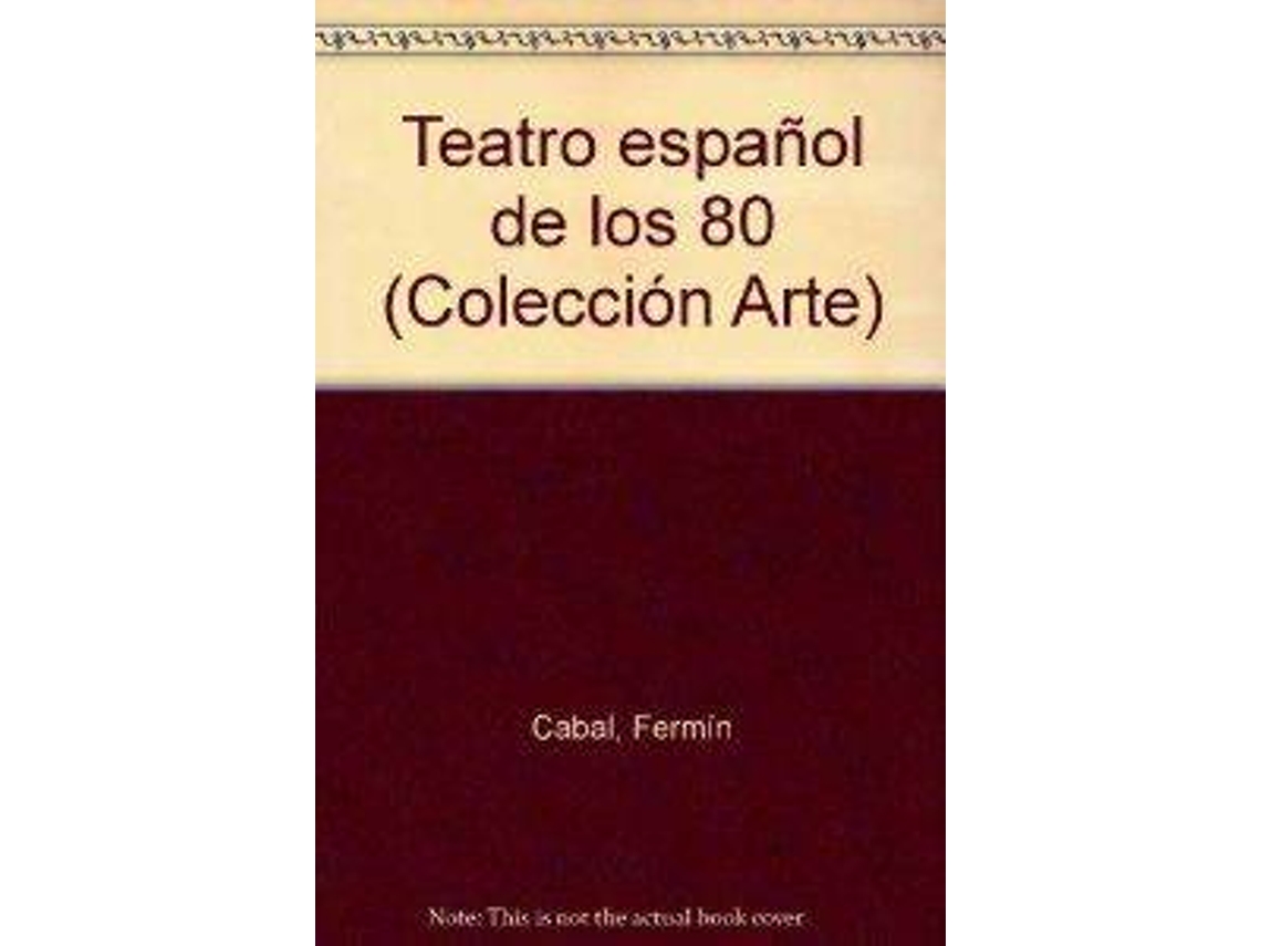 Livro Teatro Español 80 de Cabal-Alonso (Espanhol)