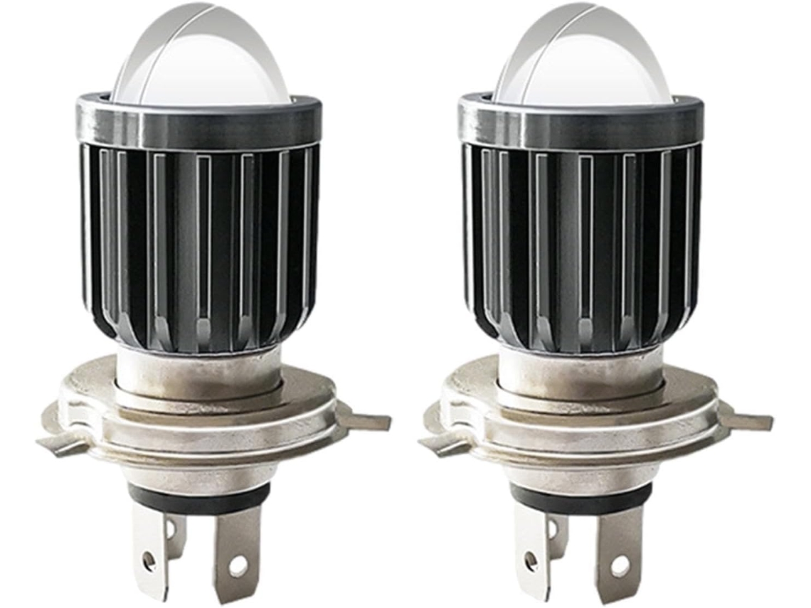 Lâmpadas De Farol Led H4, Conjunto De 2 Lâmpadas Farol Led H4