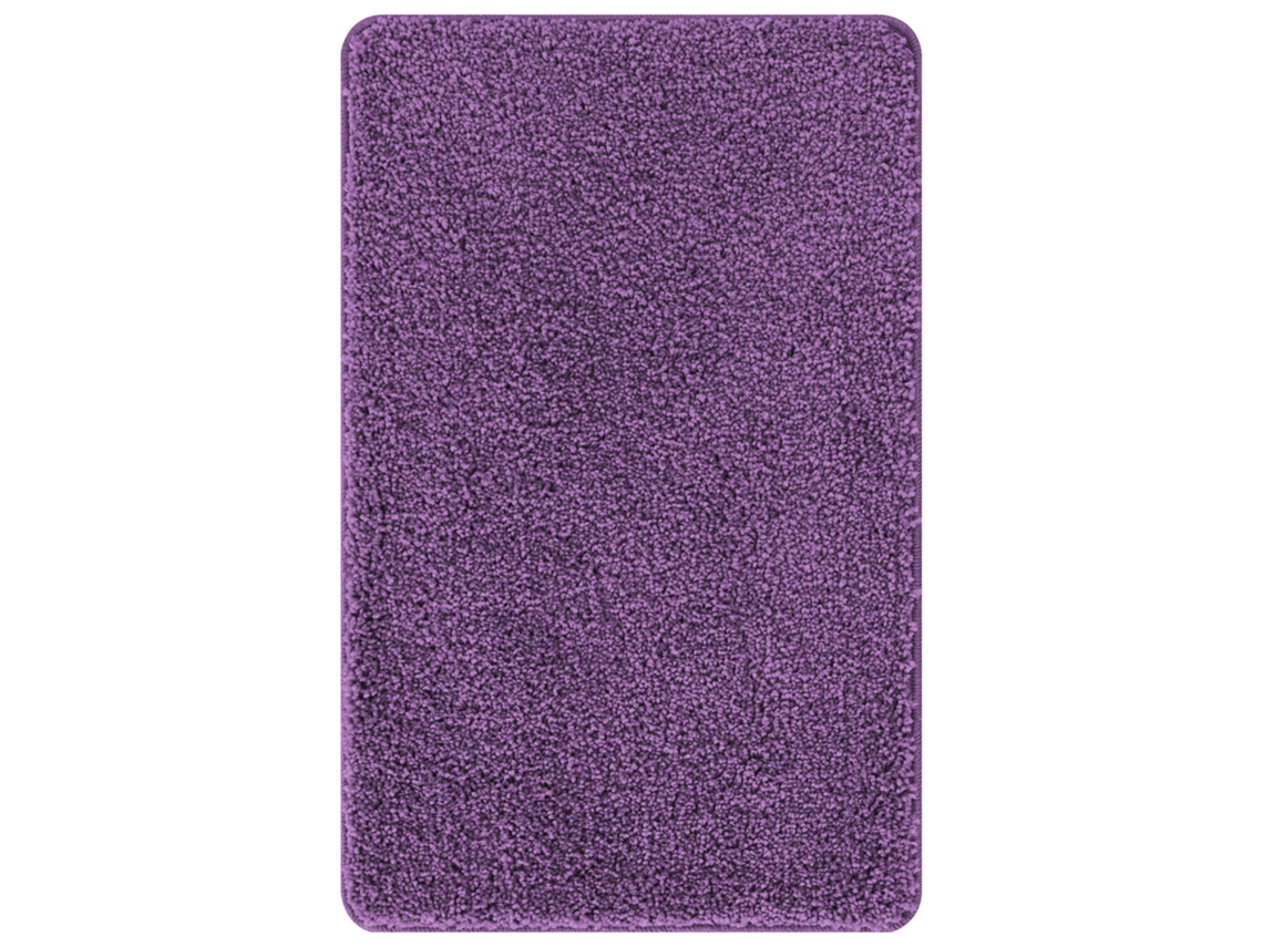 Conjunto 3 Conjunto De Tapetes De Banho Vidaxl Roxo Polipropileno (50 X 80 Cm)