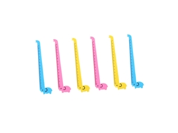 Régua de plástico Tofficu com 10 peças, estampa de girafa, ideal para estudantes, perfeita para salas de aula ou tarefas de casa.