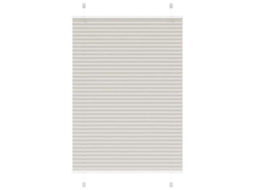 Vidaxl Cinzento Luz Plissada Cega 85x100 Cm Largura Tecido 84,4 Cm