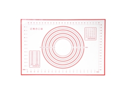 Tapete De Silicone Antiaderente Para Uso Doméstico Na Cozinha, Ideal Para Abrir Massa, Bolos E Outros Doces, Na Cor Vermelha. Aquaforge